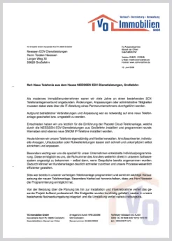 Referenzschreiben Gemeinde Dornum